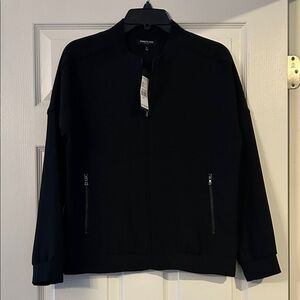 Women’s Kenneth Cole Black Zip-Up Jacket. NWT, size small-OBO